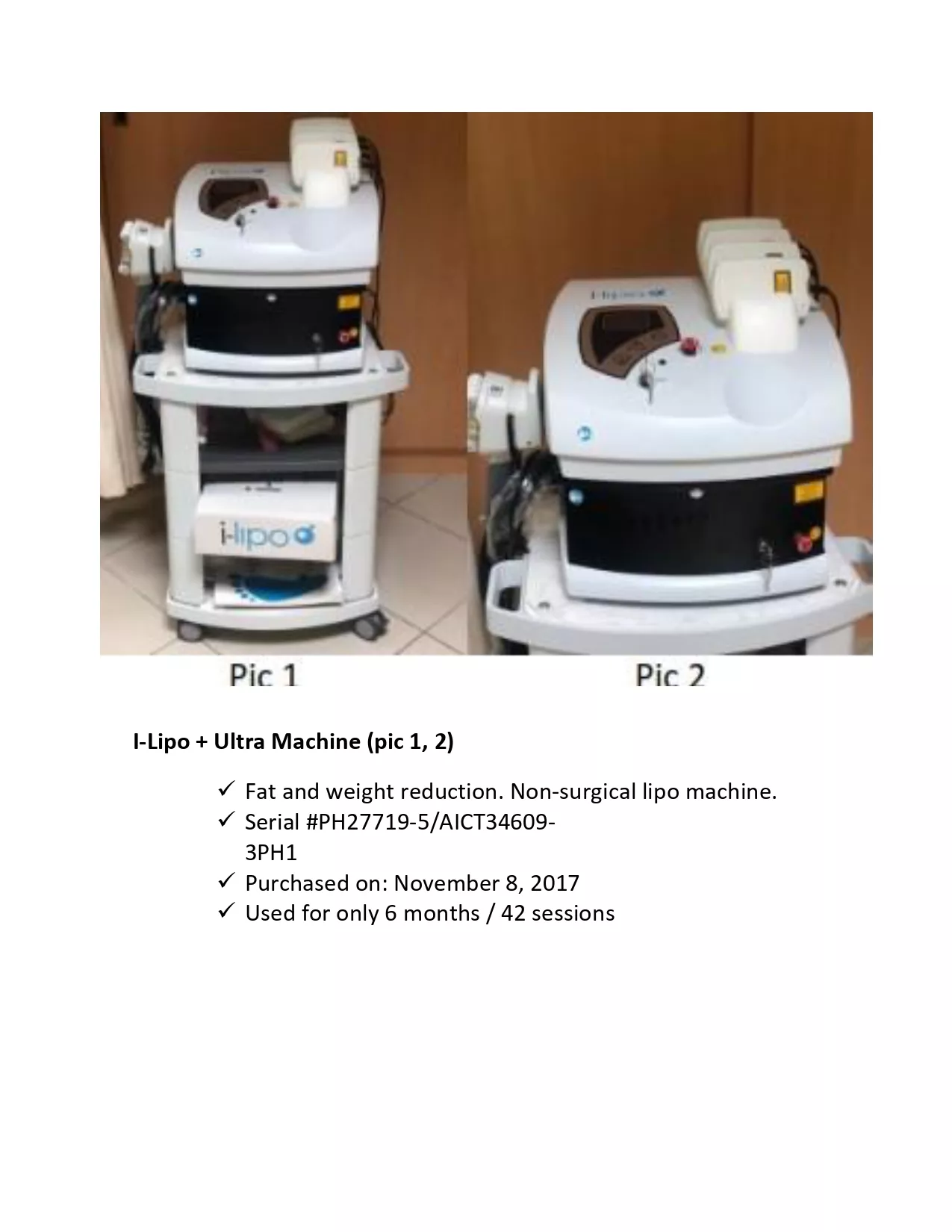 I-Lipo + Ultra Machine 